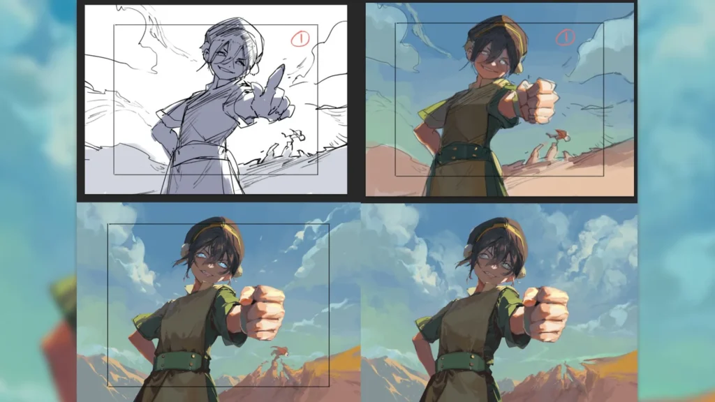 Ruwen Liu Toph, Hardheaded Teacher Art Drafts