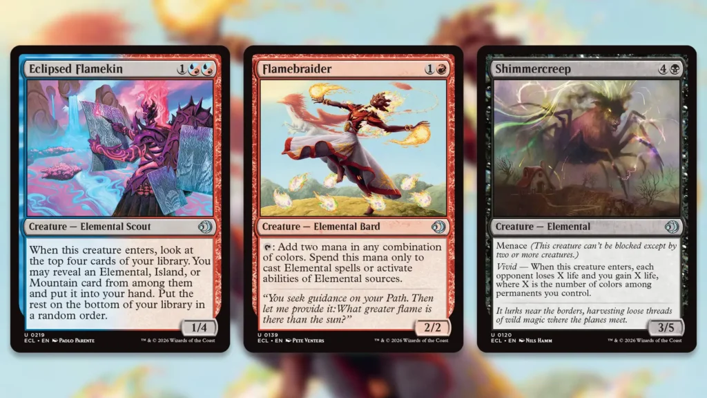 Dance of the Elements Precon Main Set Cards