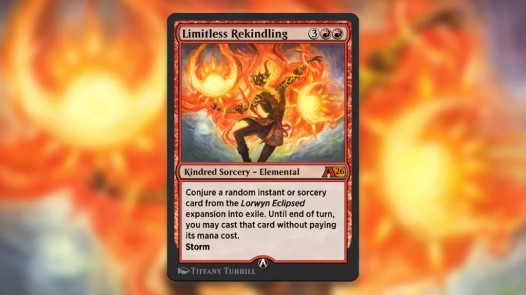 Lorwyn Eclipsed Alchemy MTG Limitless Rekindling