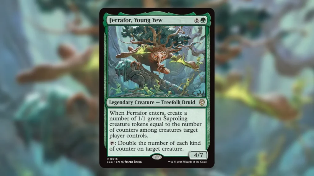 Lorwyn Eclipsed Blight Curse Ferrafor, Young Yew