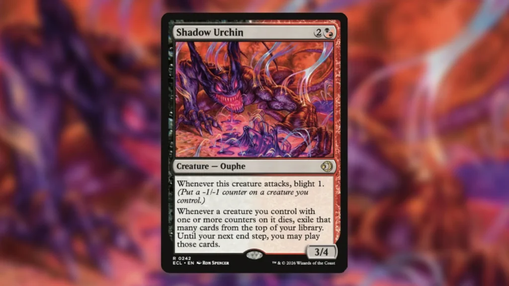 Lorwyn Eclipsed Blight Spoilers Shadow Urchin