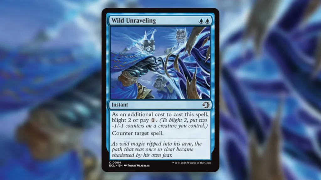 Lorwyn Eclipsed Blight Spoilers Wild Unraveling