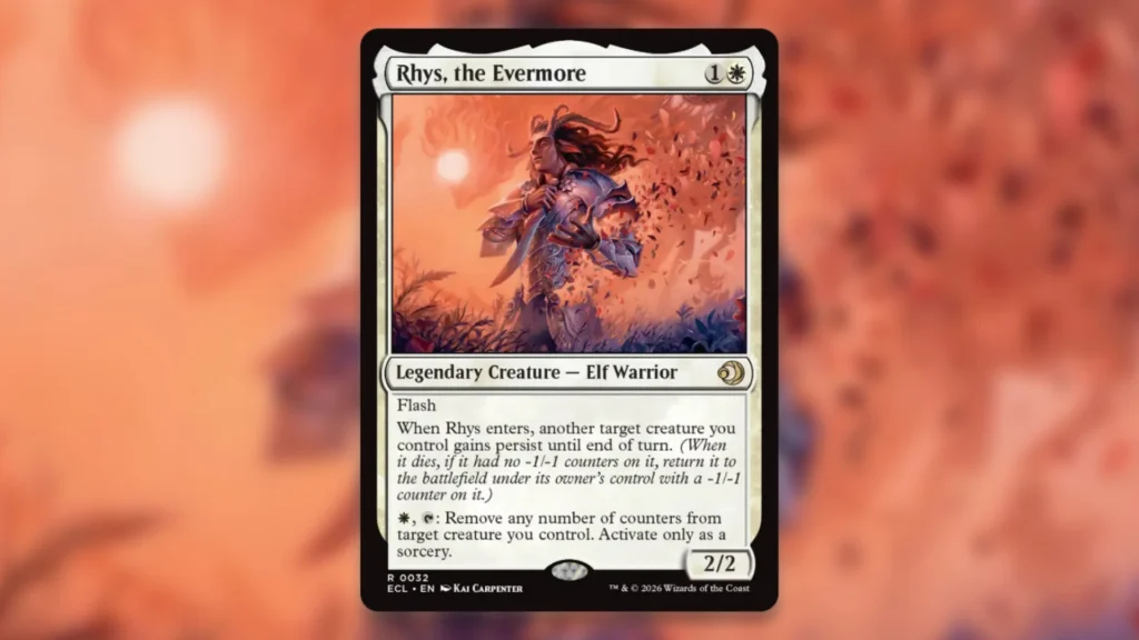 Lorwyn Eclipsed Debut Combos Rhys the Evermore