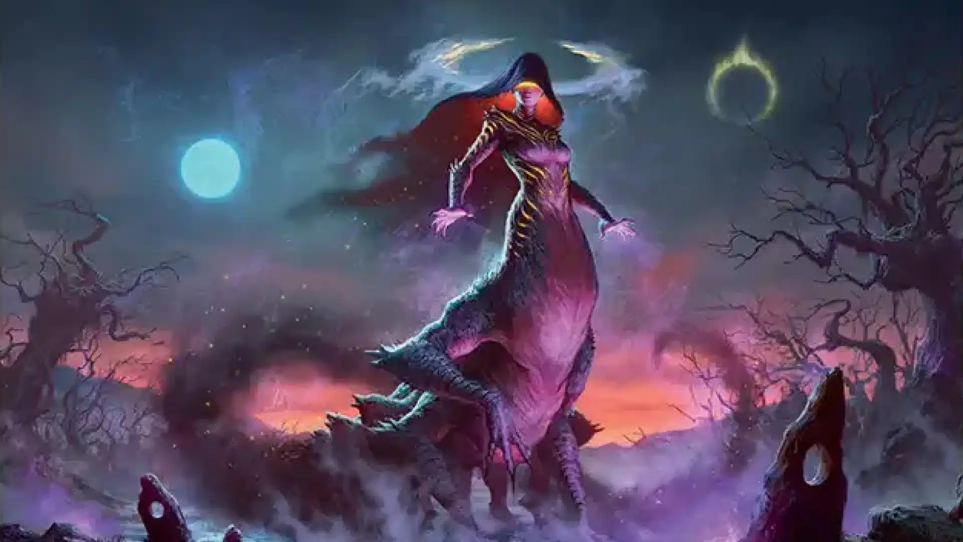 Moonshadow | Lorwyn Eclipsed | Art by Olivier Bernard