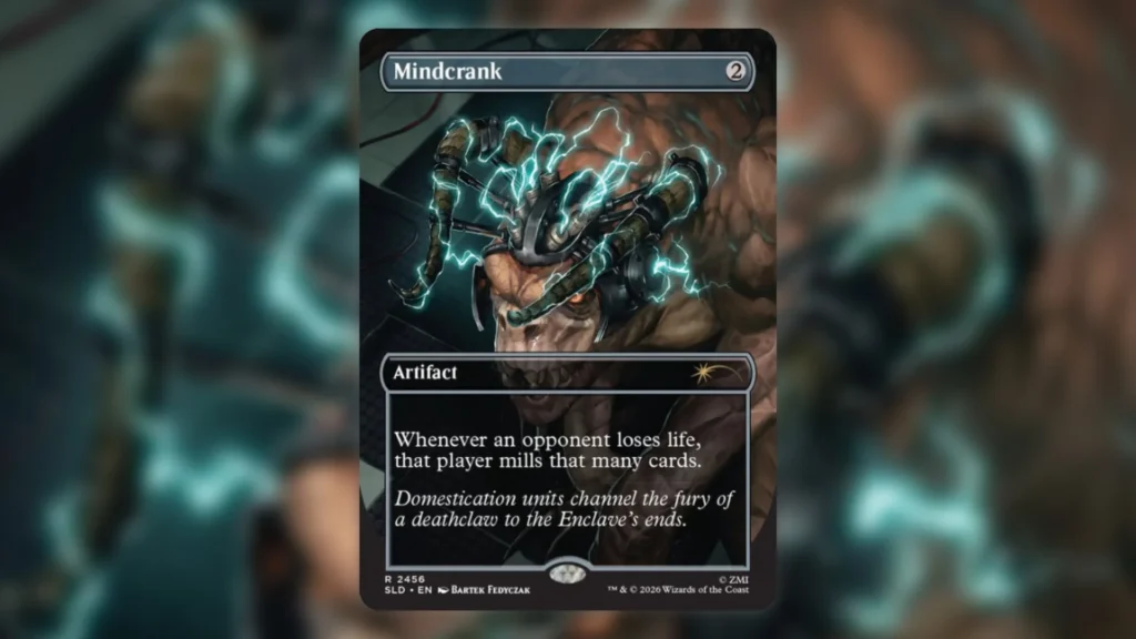 MTG Fallout Secret Lair Mindcrank