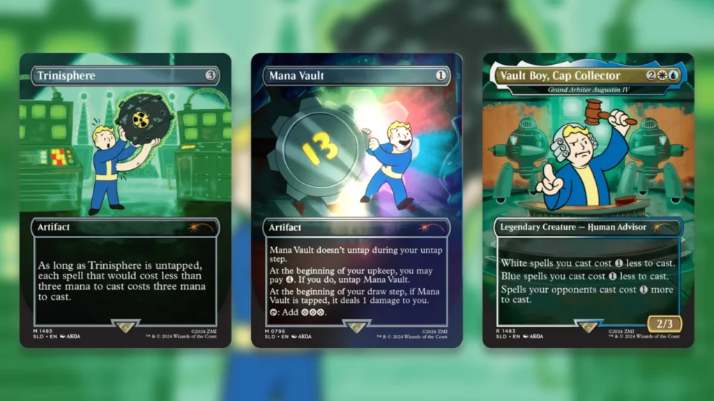 MTG Fallout Secret Lair Past Version