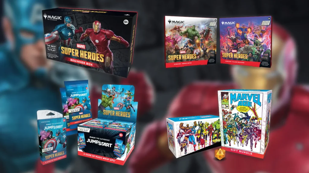 MTG Marvel Super Heroes Products