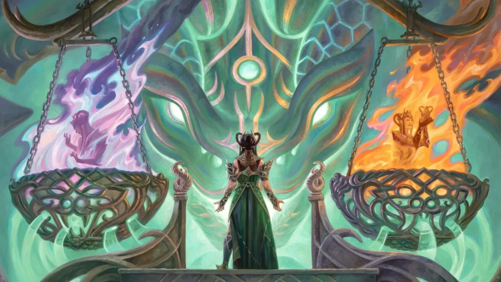 Teval's Judgment | Tarkir: Dragonstorm Commander Decks | Art by Alix Branwyn