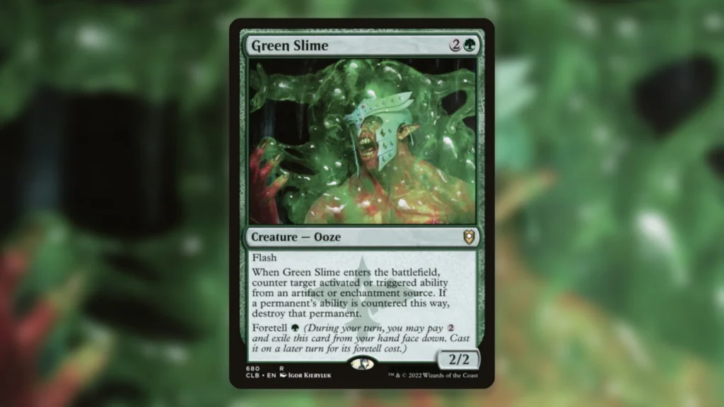 Underplayed MTG Artifact Hate Green Slime