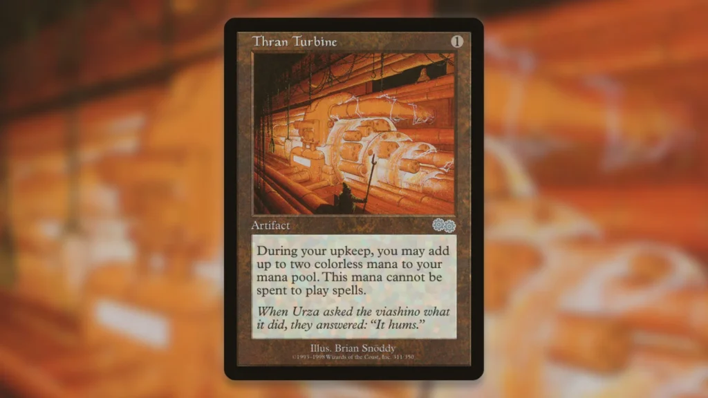 Underplayed Mana Rocks MTG Commander Thran Turbine