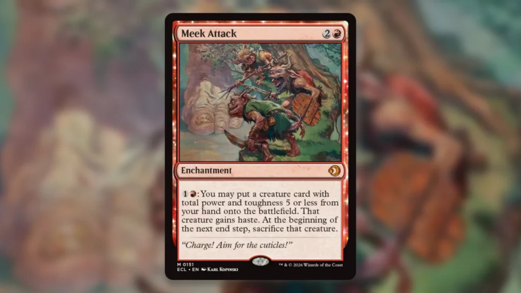 Underrated Cards Lorwyn Eclipsed MTG Meek Attack