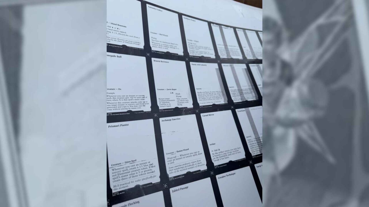 Massive Leak Reveals MTG Secrets of Strixhaven Print Sheet
