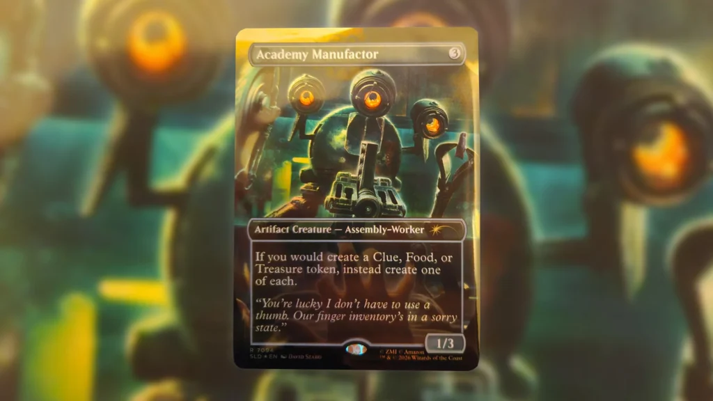 Academy Manufactor Bonus Card