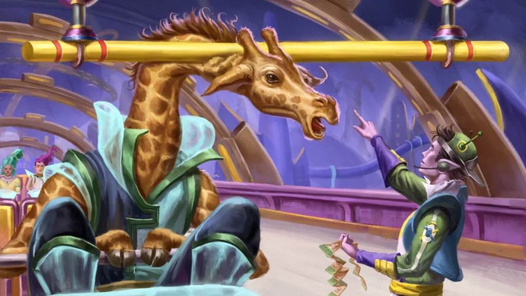 Bar Entry | Unfinity | Art by Leonardo Santanna