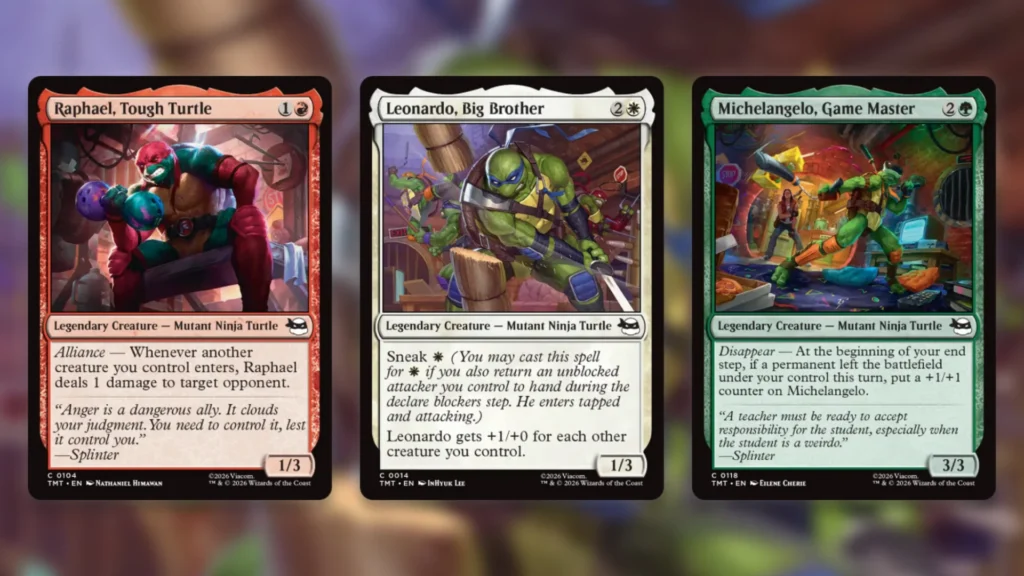 MTG Common Legendary Creatures TMNT