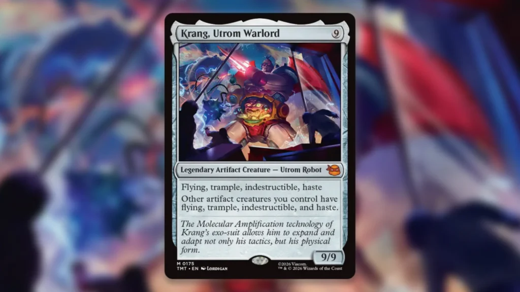 Most Expensive MTG TMNT Cards Krang Utrom Warlord