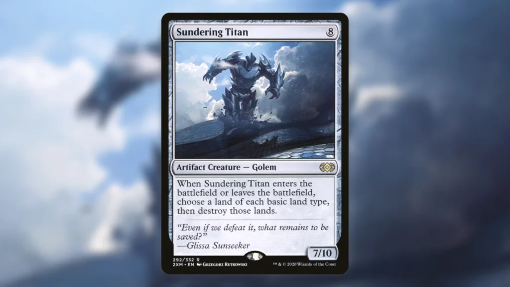 Proposed Unbans MTG Commander Sundering Titan