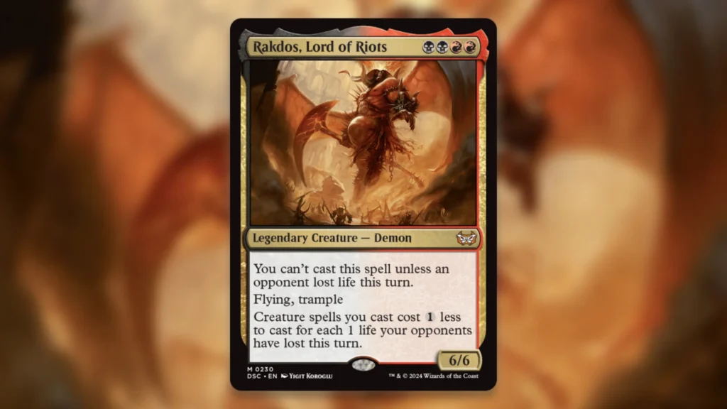 Rakdos Lord of Riots MTG