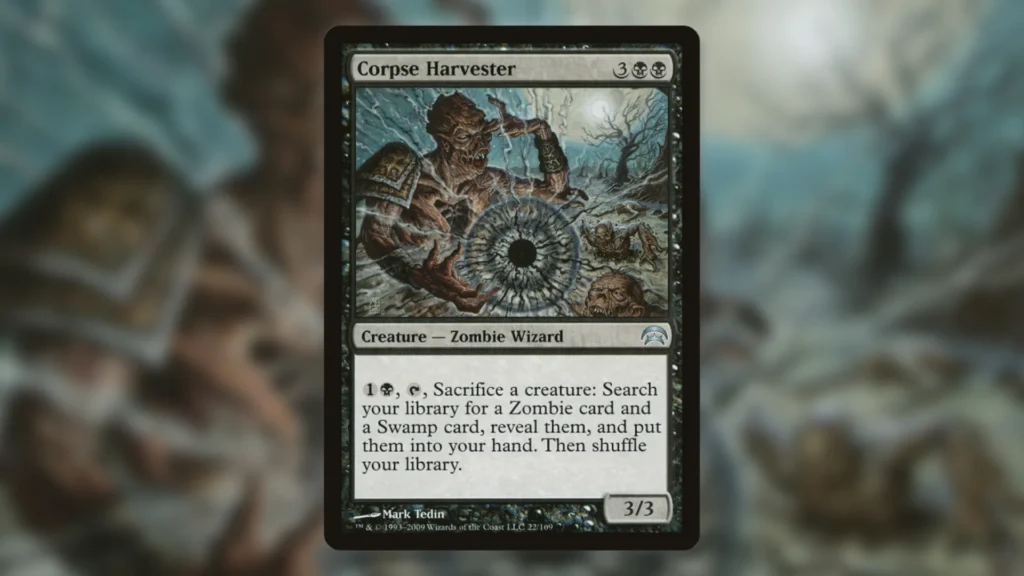 Underplayed Zombie Cards MTG Commander Corpse Harvester