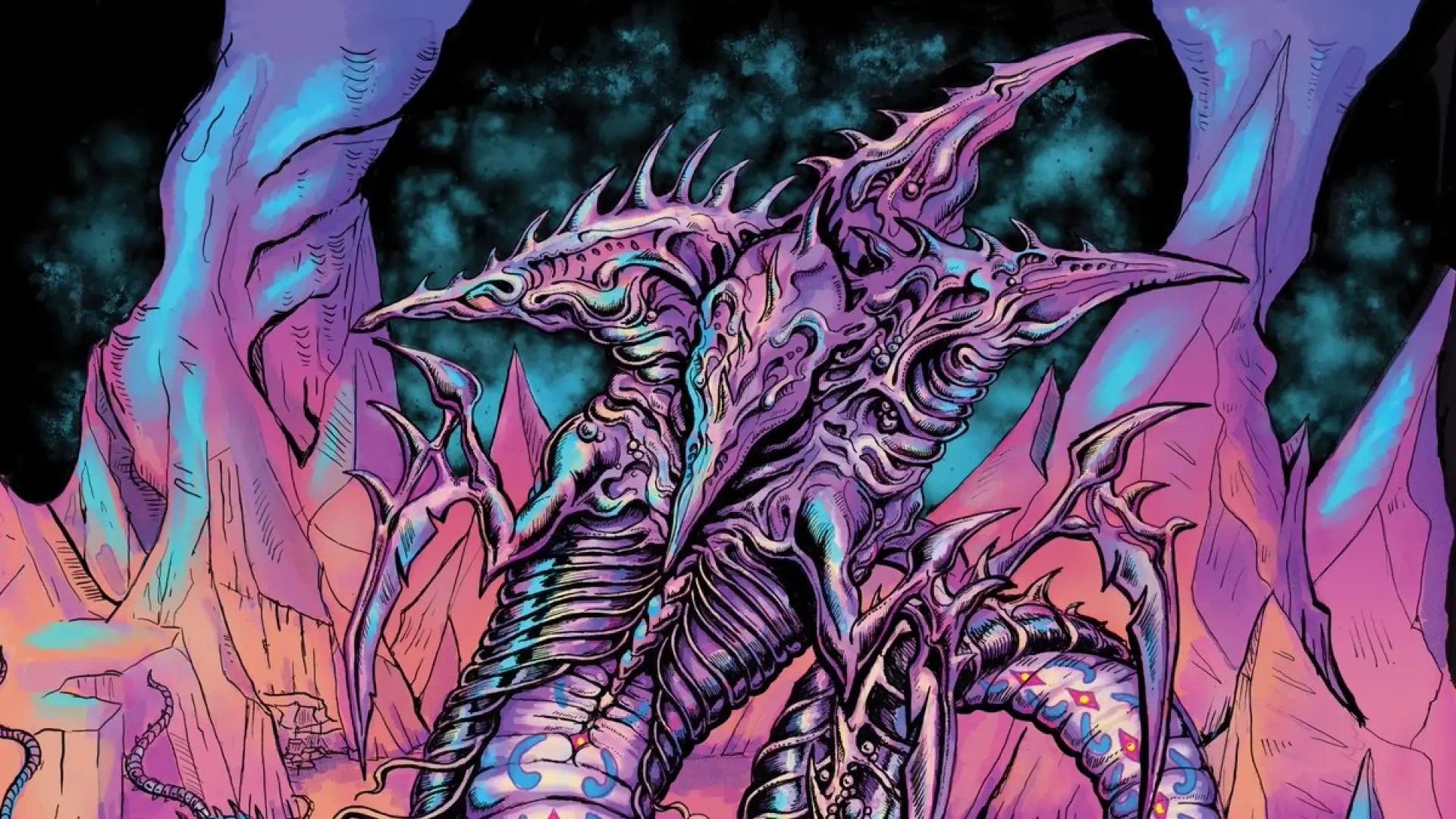 Sliver Overlord | Secret Lair | Art by Justine Jones