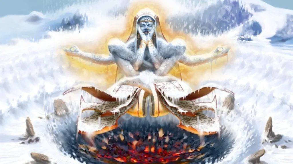 Braid of Fire | Coldsnap | Art by Cyril Van Der Haegen