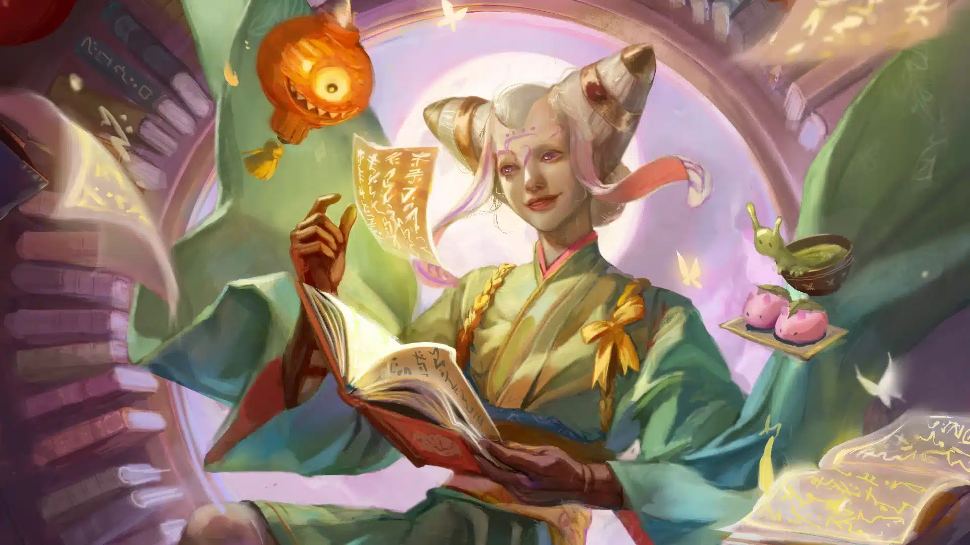 Tamiyo, Inquisitive Student | Modern Horizons III | Art by Evyn Fong