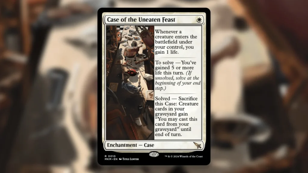 Case of the Uneaten Feast