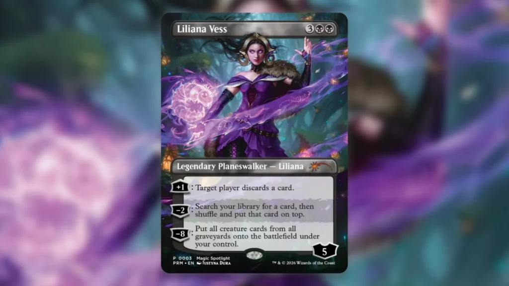 Liliana Vess Spotlight Series Promo MTG