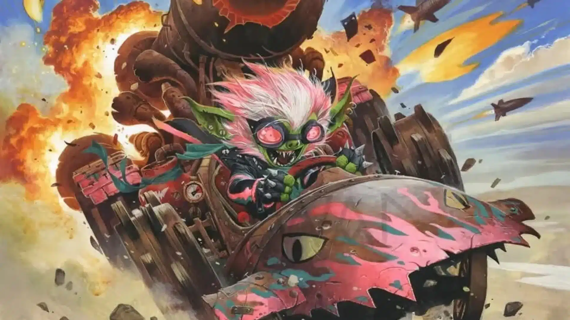 Redshift, Rocketeer Chief | Aetherdrift | Art by Wayne Reynolds