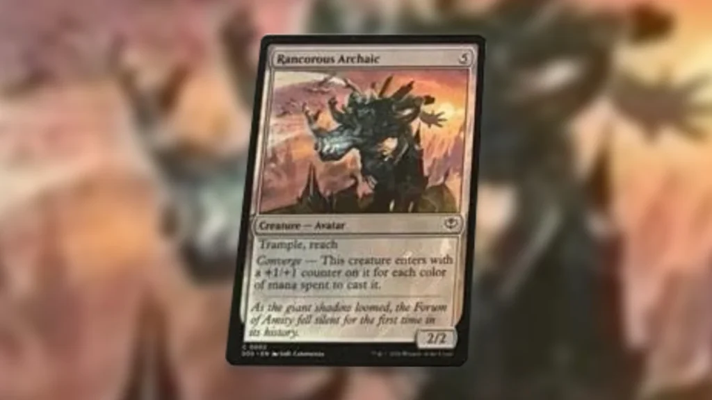 Secrets of Strixhaven Leaks MTG Rancorous Archaic