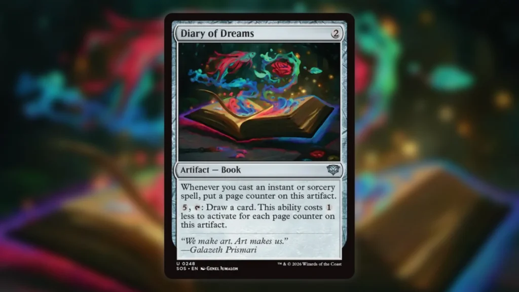Book Errata MTG Diary of Dreams