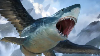 Shabraz, the Skyshark | Commander 2020 | Art by Paul Scott Canavan