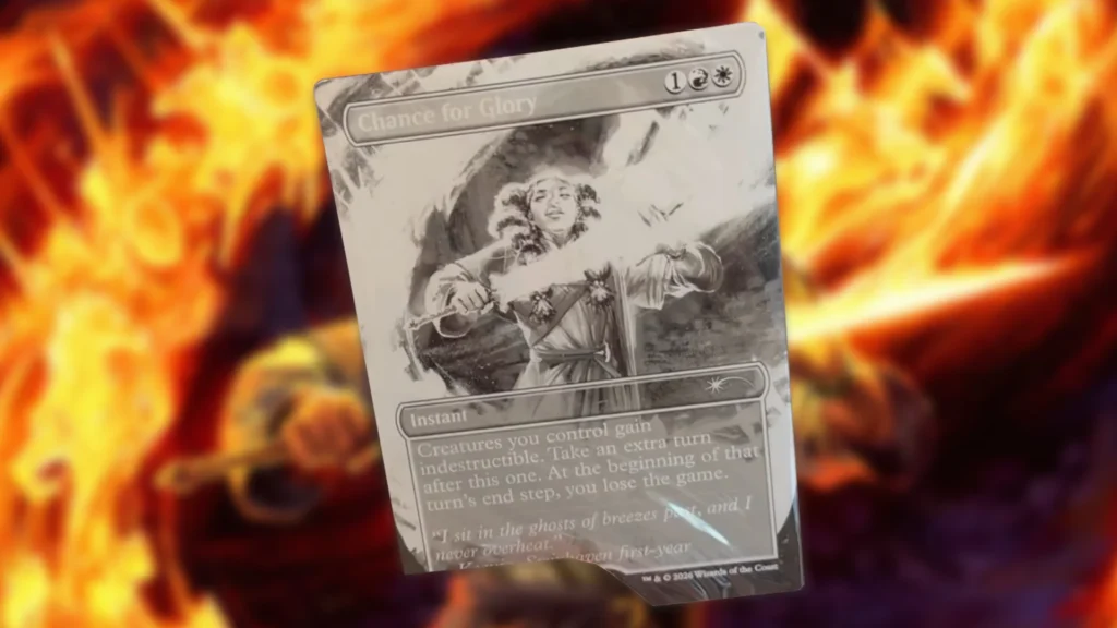 Chance for Glory Printing Plate