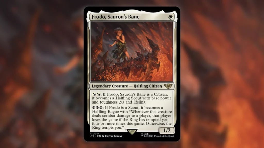 Frodo Sauron's Bane MTG