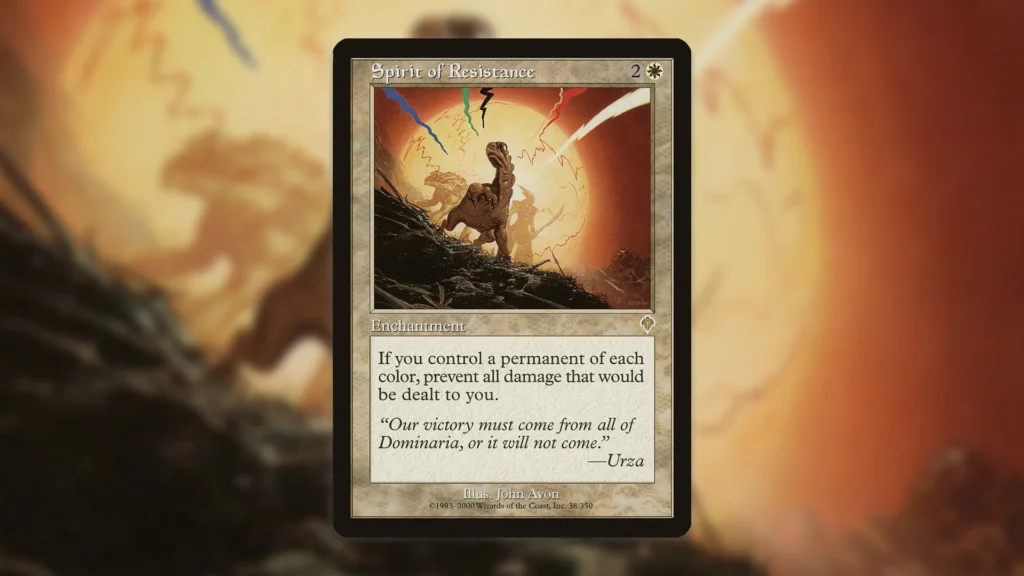 MTG Spirit of Resistance