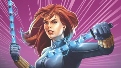 Marvel Super Heroes Black Welcome Deck Black Widow Art