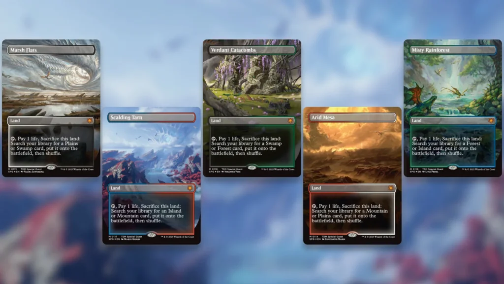 Most Expensive Special Guests MTG Dragonscale Foil Fetchlands
