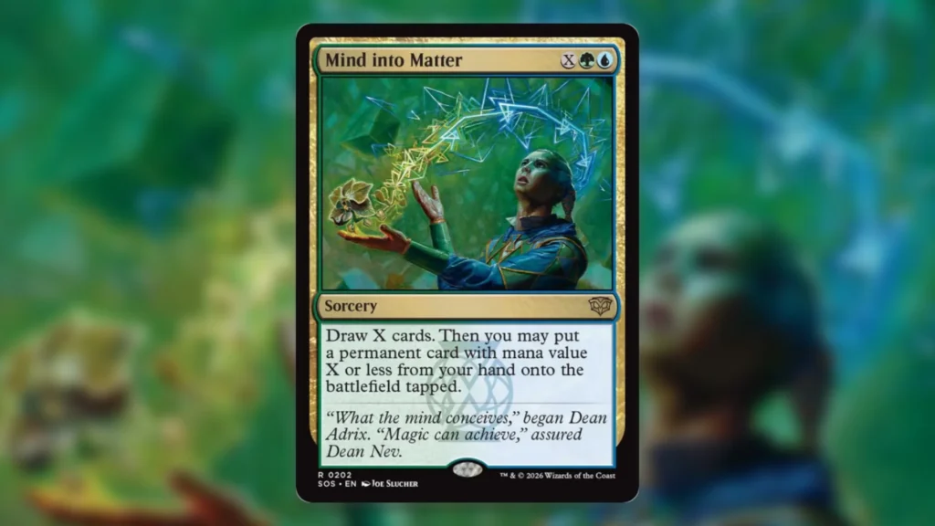 Secrets of Strixhaven Quandrix Spoilers Mind into Matter