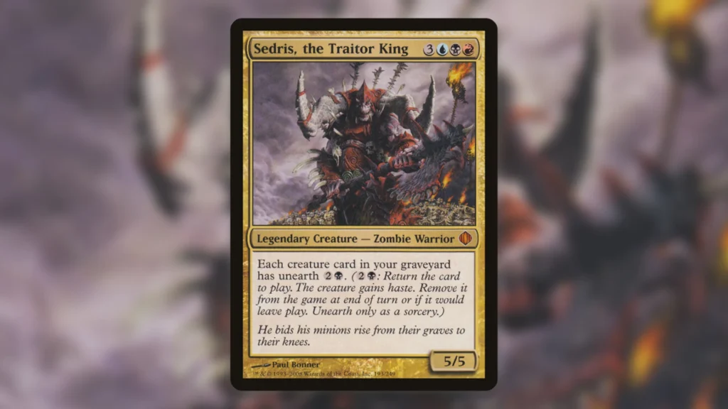 Sedris the Traitor King MTG Original