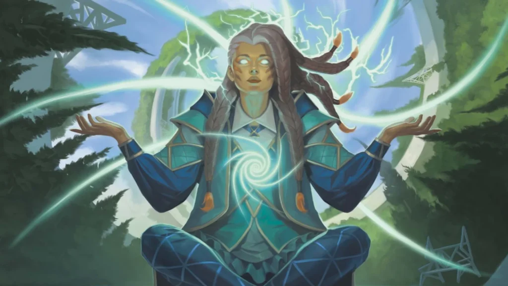 Tam, Observant Sequencer | Secrets of Strixhaven | Art by Jodie Muir