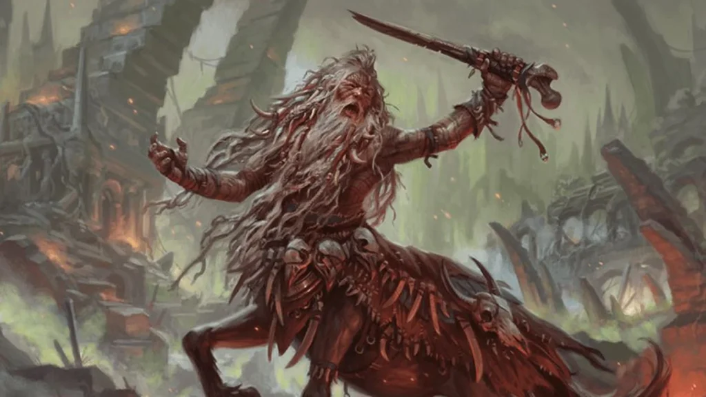 Yarus, Roar of the Old Gods | Murders at Karlov Manor | Art by Dmitry Burmak