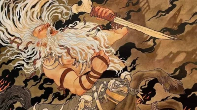 Yarus, Roar of the Old Gods | Murders at Karlov Manor | Art by Peter Diamond