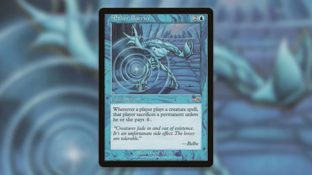 Aether Barrier MTG