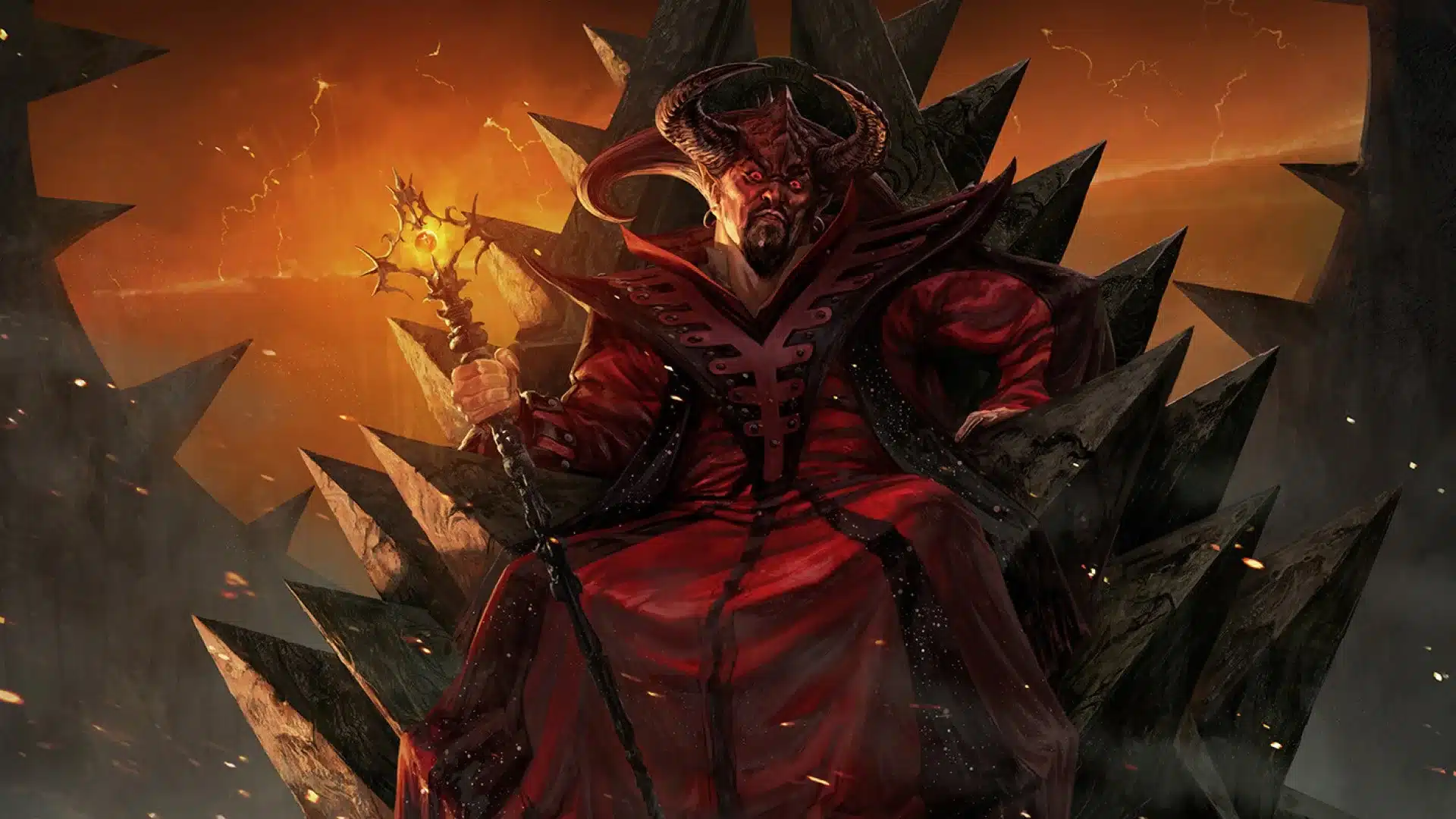 Asmodeus the Archfiend | Dungeons & Dragons: Adventures in the Forgotten Realms | Art by Aleksi Briclot