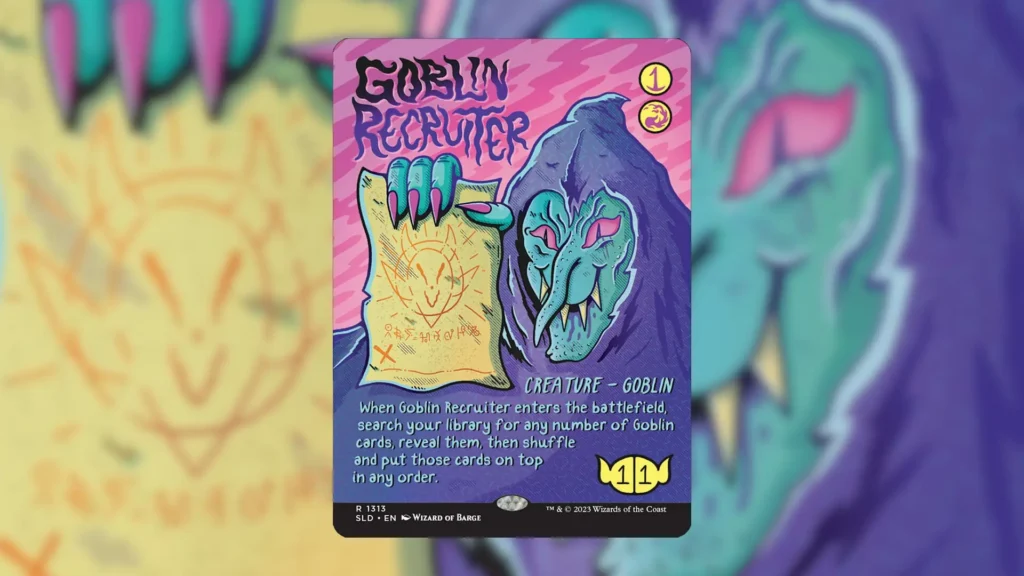MTG Goblin Recruiter Secret Lair
