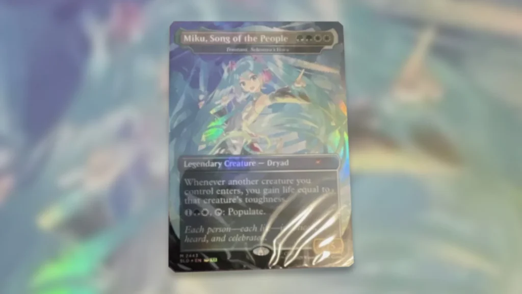 Hatsune Miku Secret Lair Commander Deck Leak