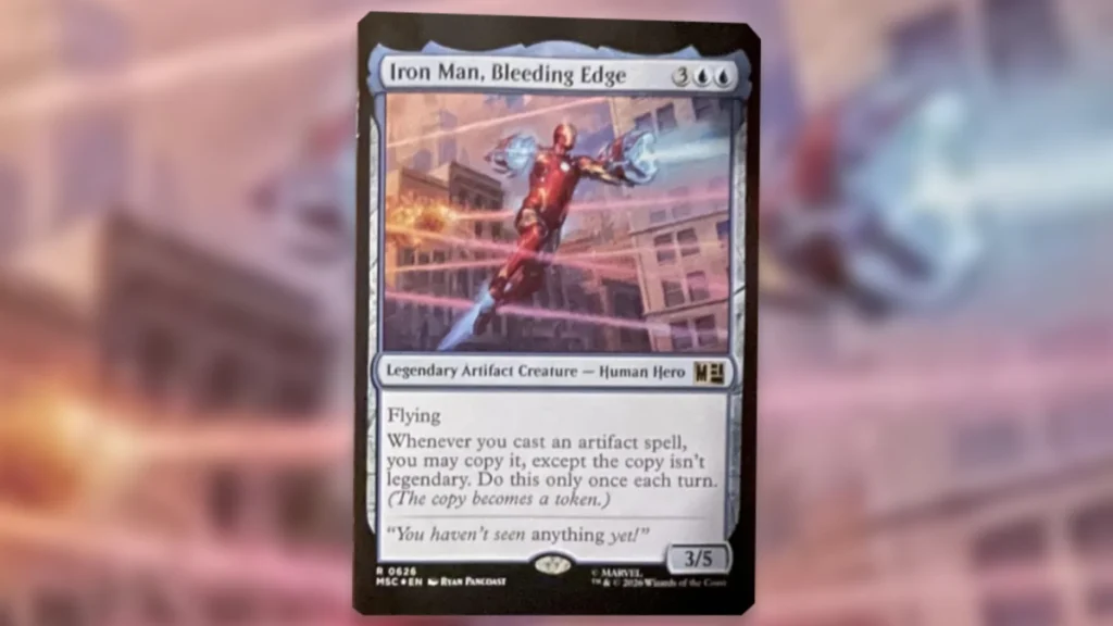 Iron Man Bleeding Edge MTG