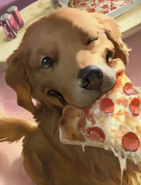 Lucky the Pizza Dog | Marvel Super Heroes Eternal | Art by Rudy Siswanto