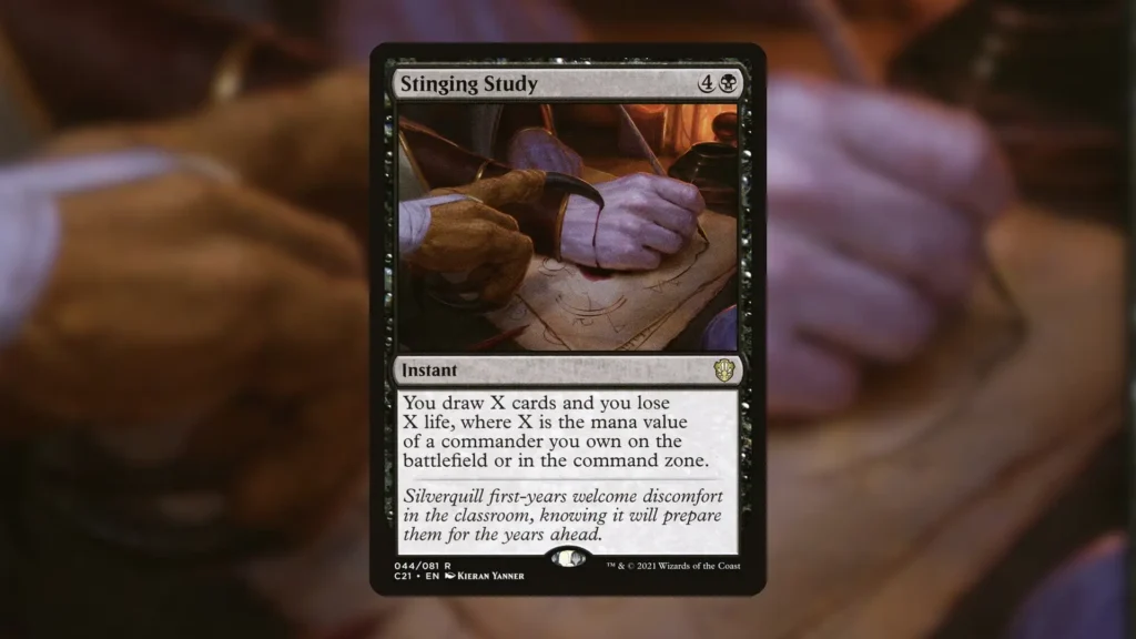 MTG Stinging Study