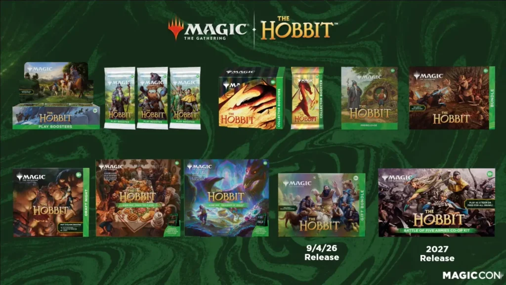 MTG The Hobbit Products